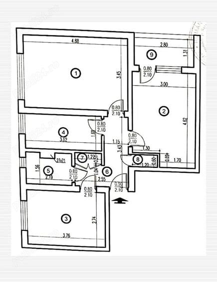 Apartament 3 camere, intre Bld. Obregia si Emil Racovita. Loc de parcare - 11