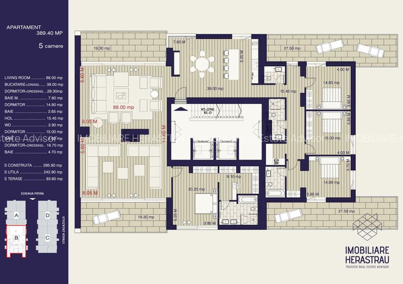 Herastrau | Luxury Penthouse | 5 rooms 2 parking spots - 1