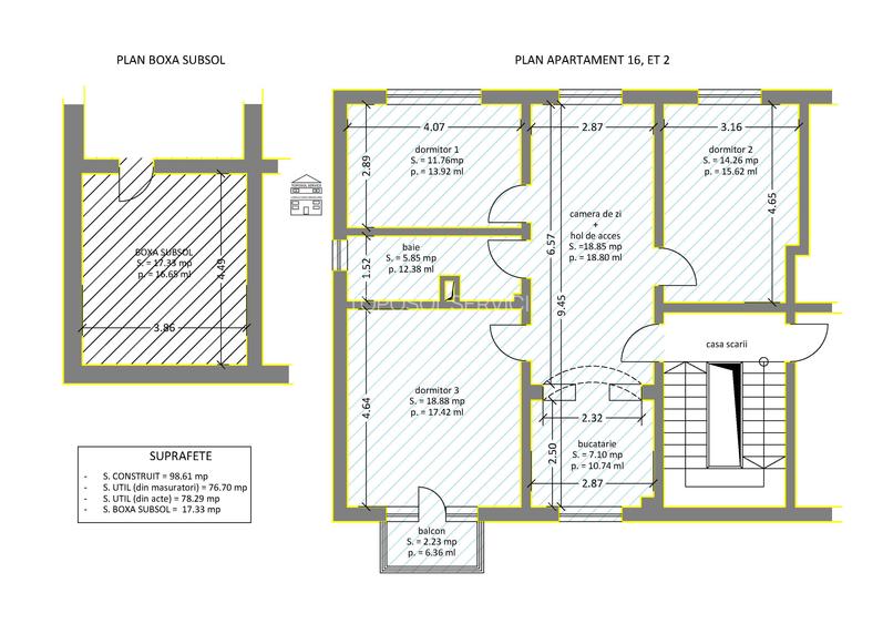 Apartament 4 camere, etaj 2 – Rogerius | Ideal pentru familie sau birouri - 1