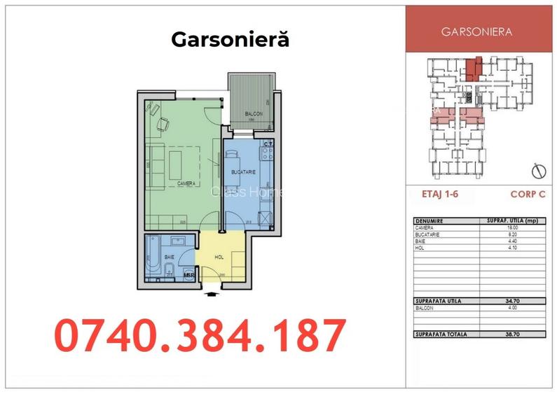 Garsonieră decomandată ideală pentru locuit/investiție - Metrou Berceni 300metri - 5