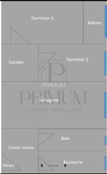 DACIA - ETAJ 3 - RENOVAT - 3 CAMERE - CLIMA - BOXA CF - 5