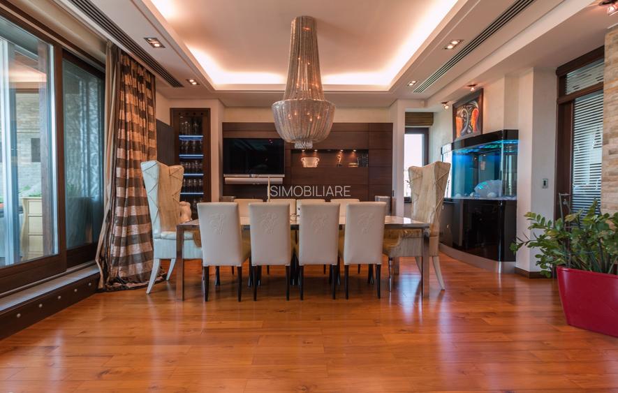 Penthouse parc Herastrau sos Nordului + 400 mp curte cu piscina - 7