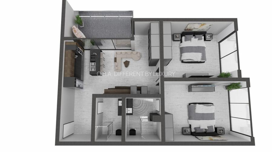 Apartament 3 camere Mamaia - O.B.A Lake - Proiect finalizat- Parcare inclusa. - 12