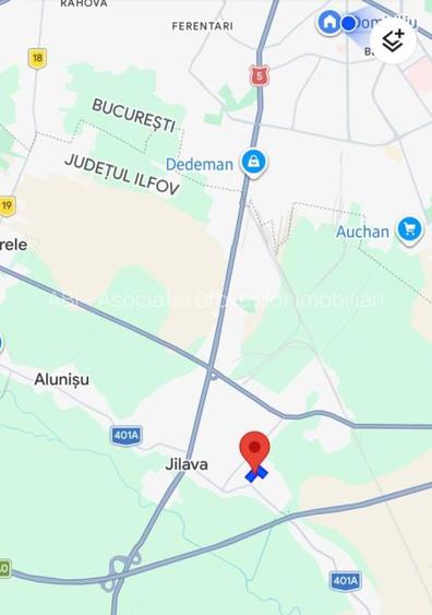 Jilava, zona case vile,teren 450mp casa 3 camere/48.000euro - 2