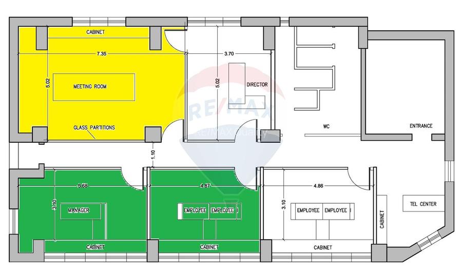 Spațiu de birouri Bucurestii Noi, mobilier si utilitati incluse - 10