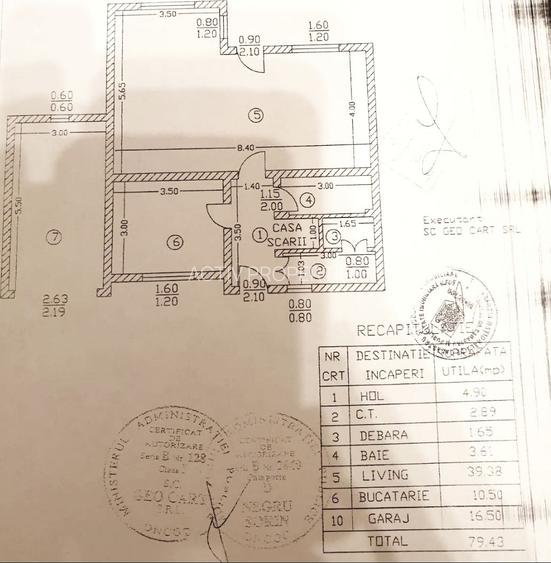Ansamblu Azur,P+1,an 2004,teren 375mp,3 dormitoare,living 40mp,2 bai,su150,garaj - 16