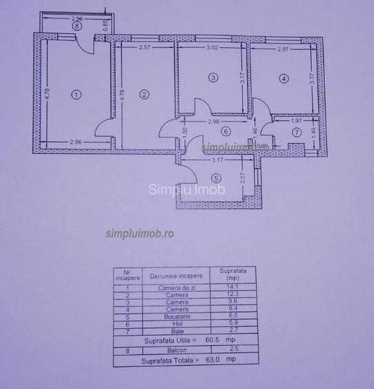 4 camere Metrou 1 Decembrie Nicolae grigorescu - 5
