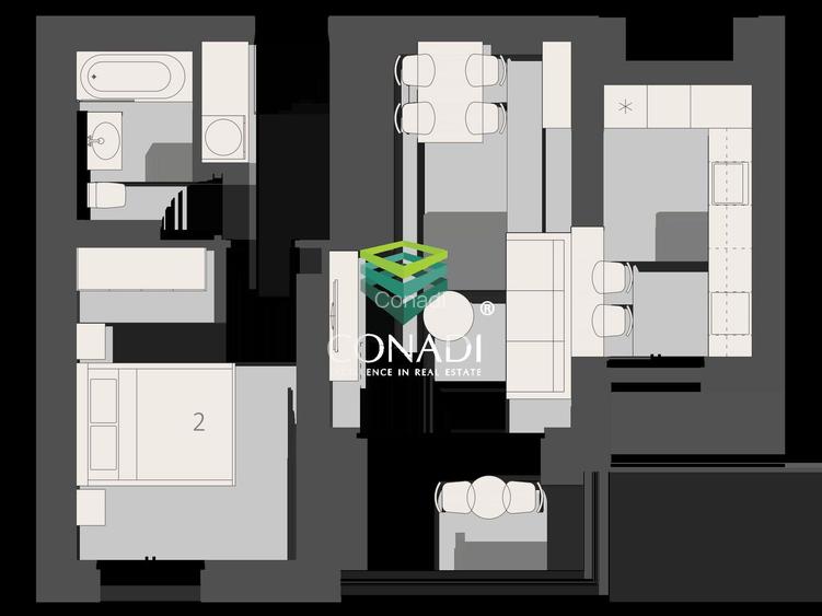 Apartament cu 2 camere de inchiriat Aviatiei - 6