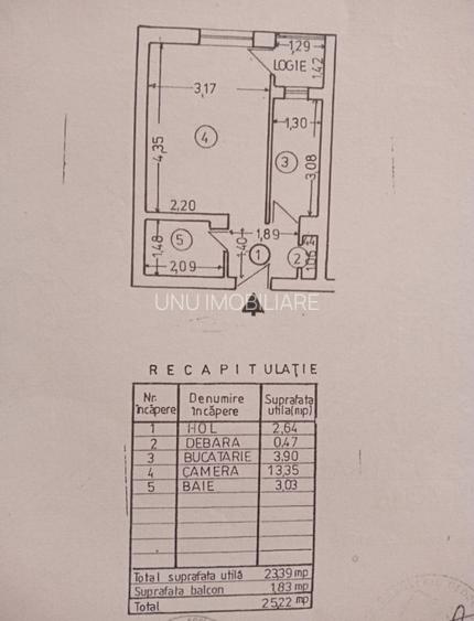 1 camera - Gara - etaj 3 - 25 mp - 65000 euro - 4