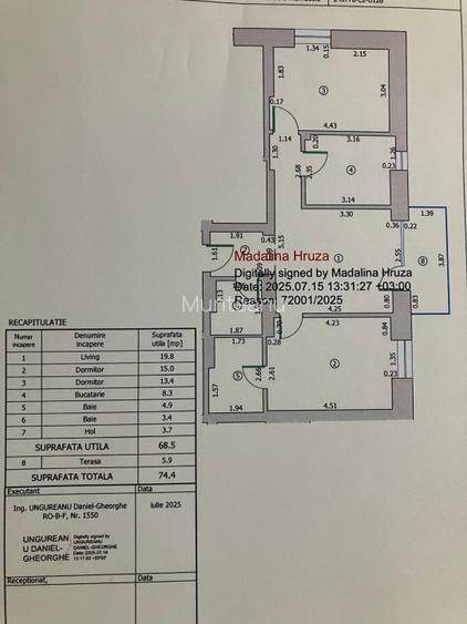 Proprietar ap 3 camere mobilat utilat Novum 56 Gorjului Lujerului Militari  - 13