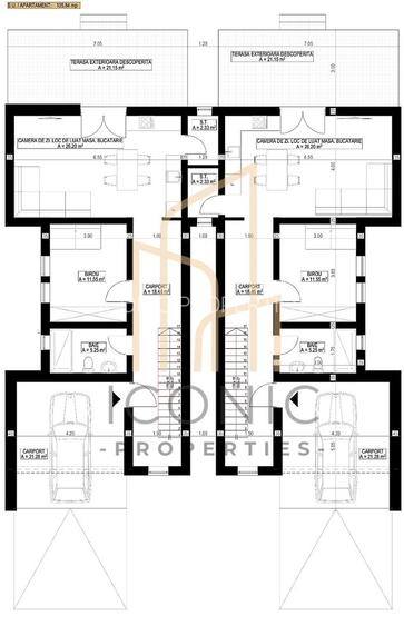 Duplex P+E cu 4 camere si garaj in Giarmata,  comision 0% - 2