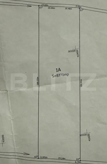 Teren extravilan, 8770 mp, zona Malu Mare