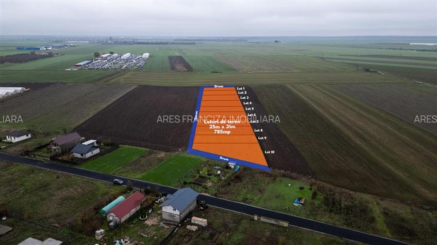 BELCIUGATELE - DN3,TEREN INTRAVILAN 5495 MP,DESCHIDERE 175 ML,INVESTITIE - 2