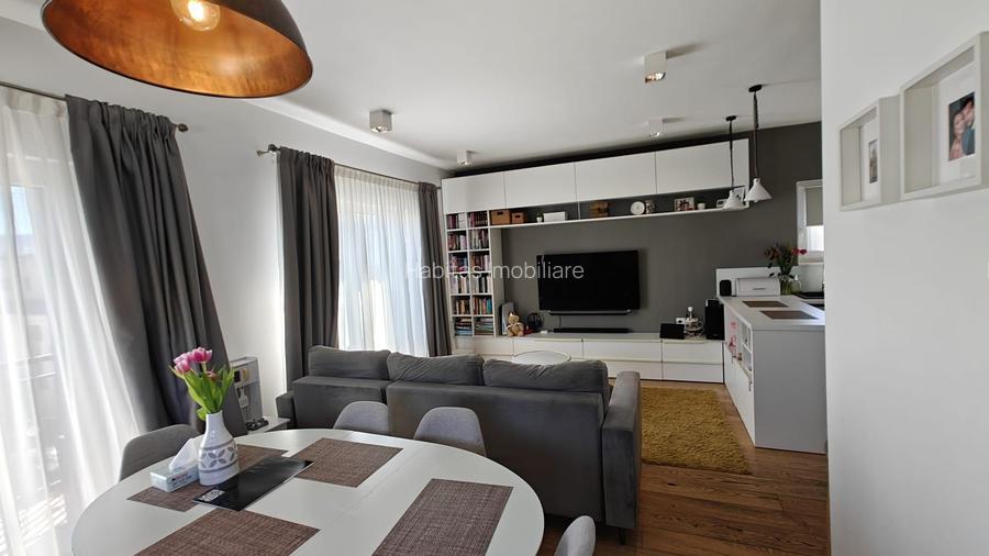 Apartament 3 camere, in vila, finisat modern, parcare, Borhanci - 14