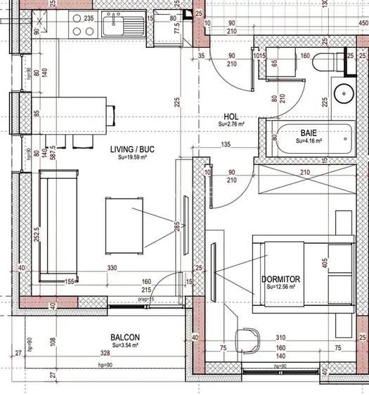 Studio 2 Camere Militari Residence Comision 0 Direct Dezvoltator - 4
