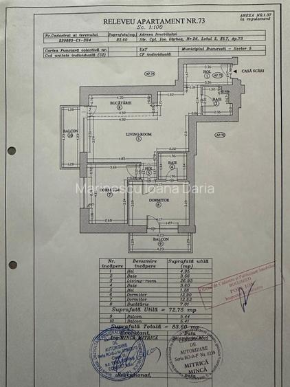 Apartament 3 camere zona Panduri cu loc de parcare in subteran - 16