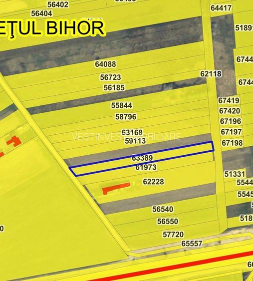 Teren intravilan – Oșorhei | 2878mp - 2