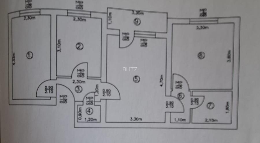 Apartament cu trei camere-Bals - 11