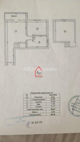 Ap 3 camere | bloc NOU | Valea Adâncă | loc parcare - 1