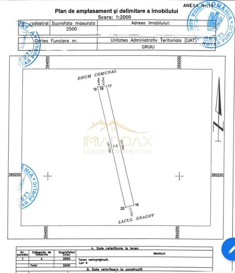 Teren intravilan ***15.000mp*** deschidere Lac Snagov 120ml // Snagov - 5
