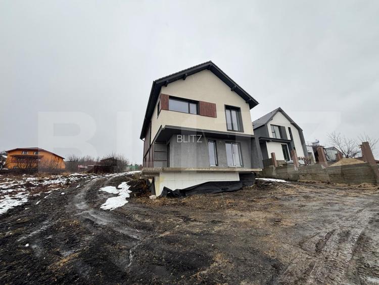 Casa individuala CF, 4 camere, 136mp, teren 700mp, view, intrare Chinteni - 2