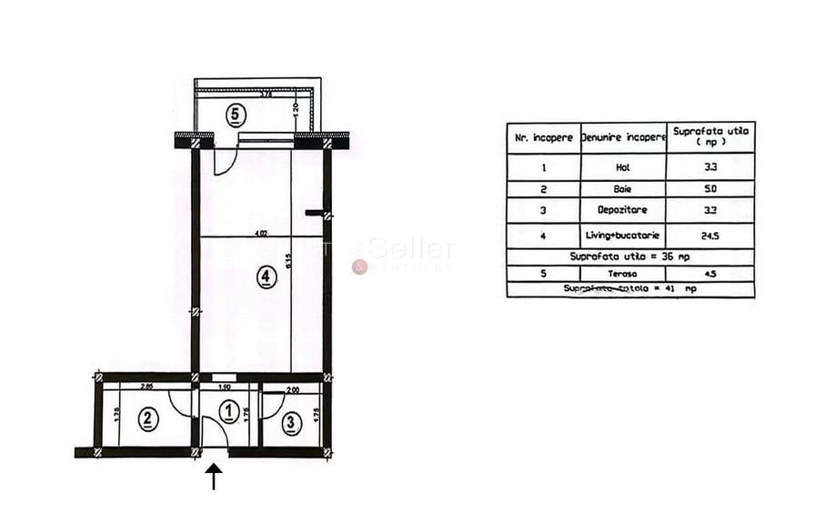 Garsoniera Moderna Structura Generoasa - 4