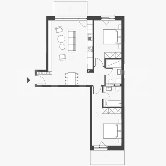Comision 0 ! Somesului 15, Apartament 3 camere, Semicentral, 2 bai, 77mp. - 2