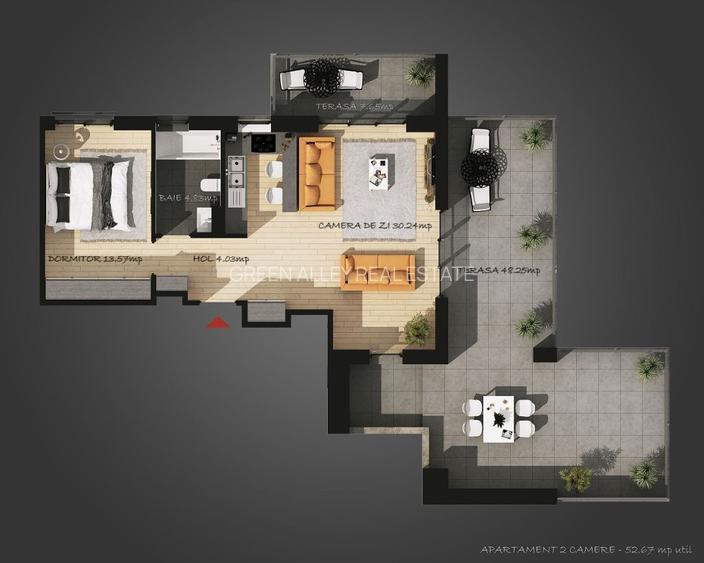 PENTHOUSE 2 CAMERE || BLOC NOU || CISMIGIU || VEDERE LIBERA - 1