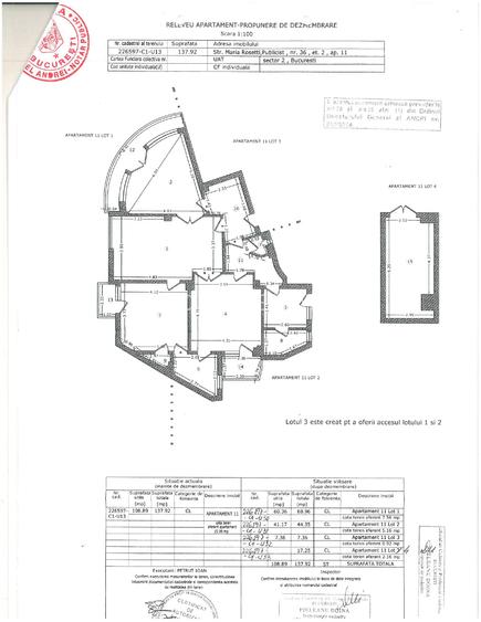 Apartament 4 camere Maria Rosetti 36, impartit in 2 apartamente separate - 29