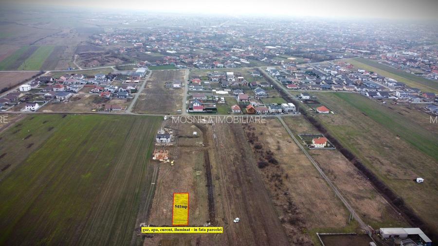 Teren de vanzare Mosnita, cu gaz, curent, apa retea - 4