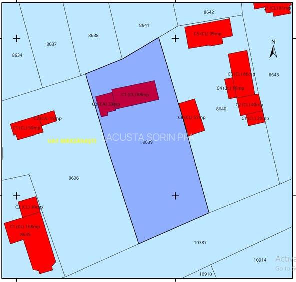 Teleorman-Marzanesti-Teleormanu , teren 1400 mp, deschidere 16 ml, casa paianta - 4