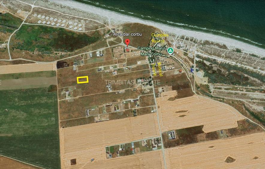Teren Intravilan Plaja Corbu | 1.064 mp | Ideal Investiție - 2