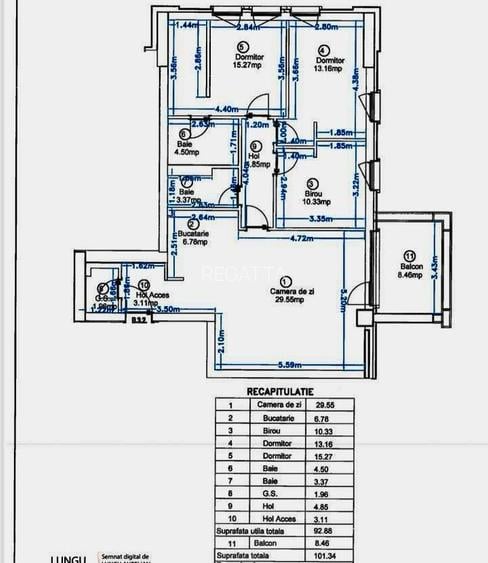 Apartament nou cu 4 camere in complex cu piscina-Pipera-Padurea Baneasa - 18