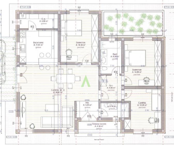 CASĂ MODERNĂ DE VÂNZARE ÎN TURENI | 147 MP | TEREN 805 MP | UTILITĂȚI COMPLETE - 8