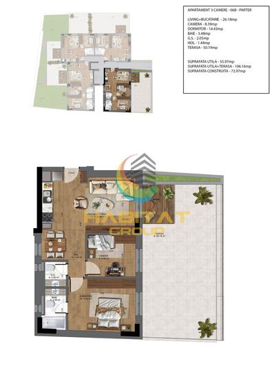 3 camere Rezidential NOU - finalizat