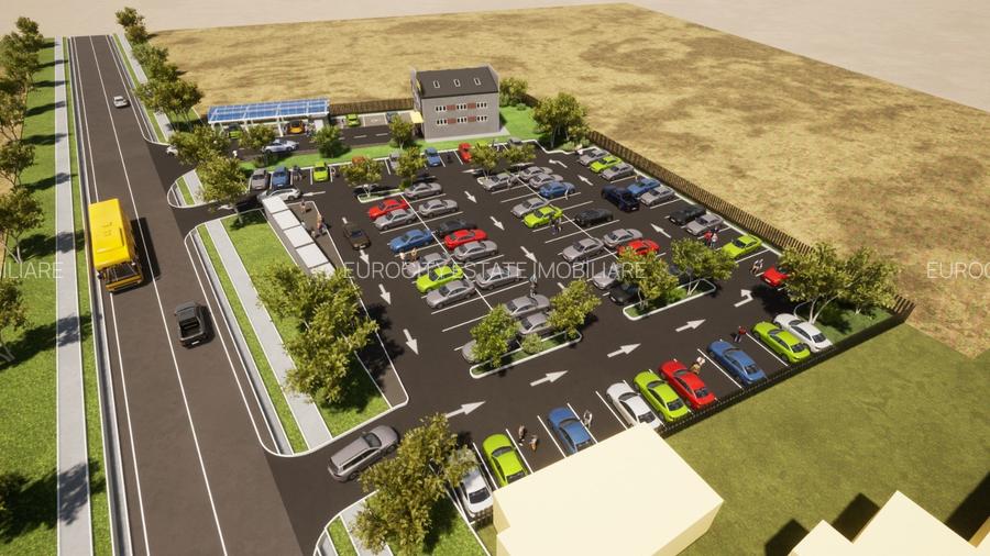 Teren cu PUZ aprobat pt spalatorie auto si hale - 3