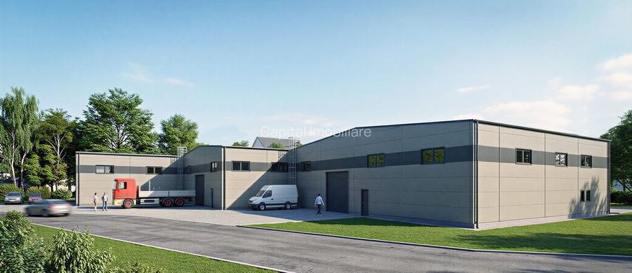 Comision 0%! Hala industriala 570 mp, teren 1234 mp, H 7 m, Apahida - 2