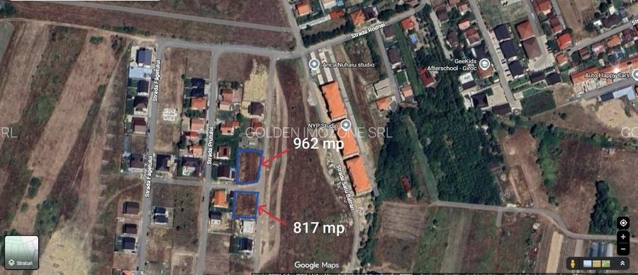 Teren intravilan de vânzare în Giroc, pe colț, 2 fronturi stradale - 2