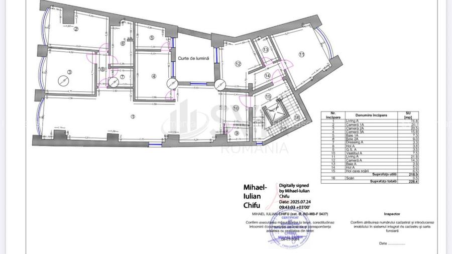 REA1023229 Apartament spatios de lux I 4 camere 164 mp utili I Ultracentral - 18