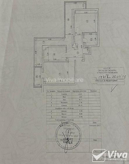 Central – Podul de Fier! Ap 2 CD, etaj 1, 73 mp, bloc din 1986 - 9