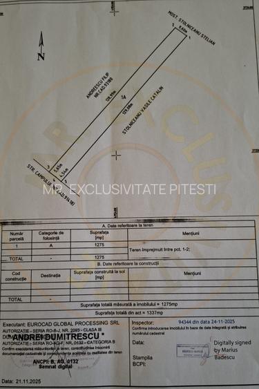 Vanzare Teren intravilan Stefanesti - Primarie str. Campului - 3