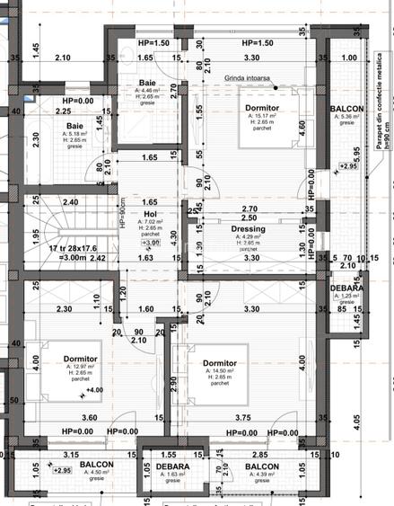 Casa Tip Duplex, 4 camere, 120 mp utili, terasa, teren 200 mp,Chinteni - 4