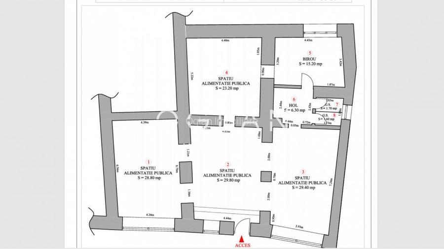 Spatiu comercial 136 mp, central, strada 9 Mai  0% Comision - 2