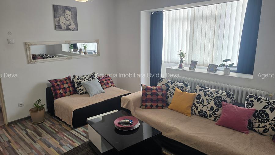 Vand apartament cu 2 camere in Deva, zona Al. Muncii (Piata), mobilat, utilat - 2