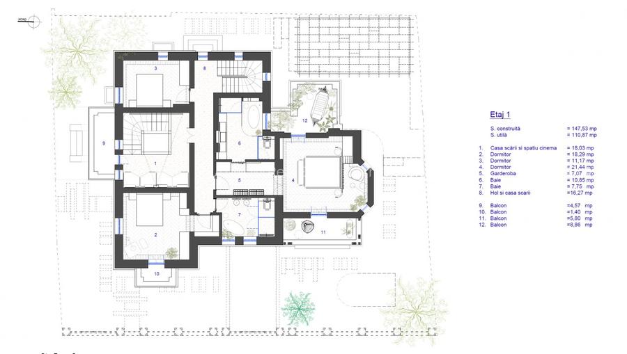 Consolidated and Restored Villa, Aviatorilor – Kiseleff Park - 24