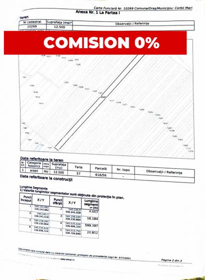 Teren agricol 12.500 mp | Deschidere directă DN61 | Dublu acces | Corbii Mari - 3