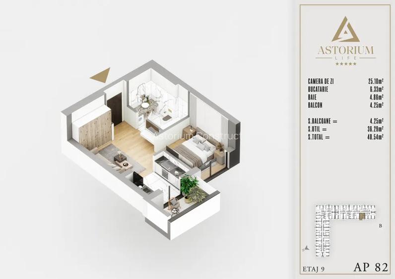 Garsonieră Rezidențial de Lux | Comision 0% | Ideal Investiție sau Locuit - 2