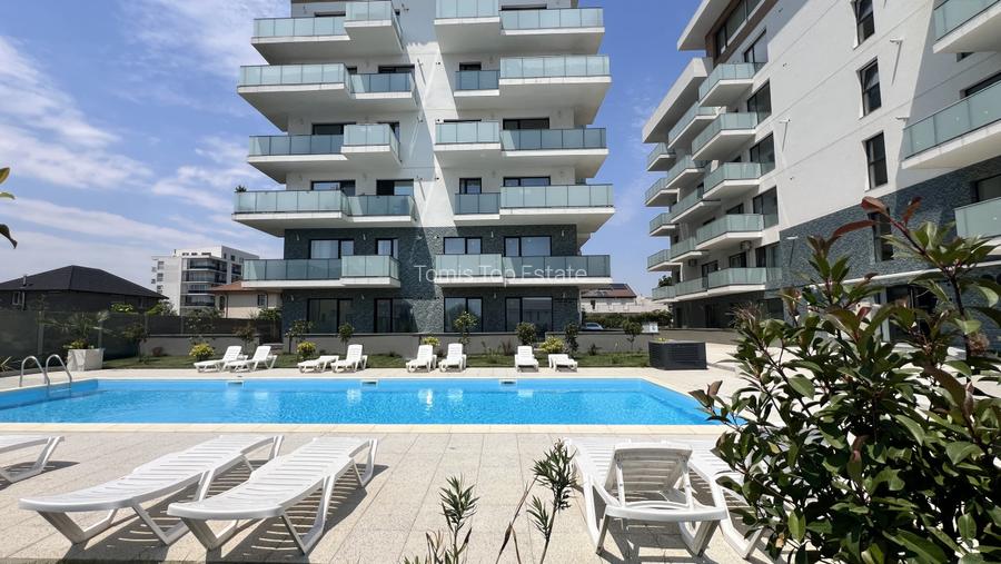 Apartament cu bucatarie inchisa, luminosa bloc finalizat Mamaia Nord, piscina - 4
