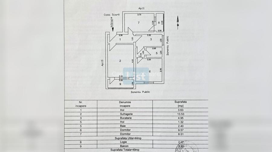 Apartament – Etaj 2, vis-a-vis de Liceul Titeica - 7