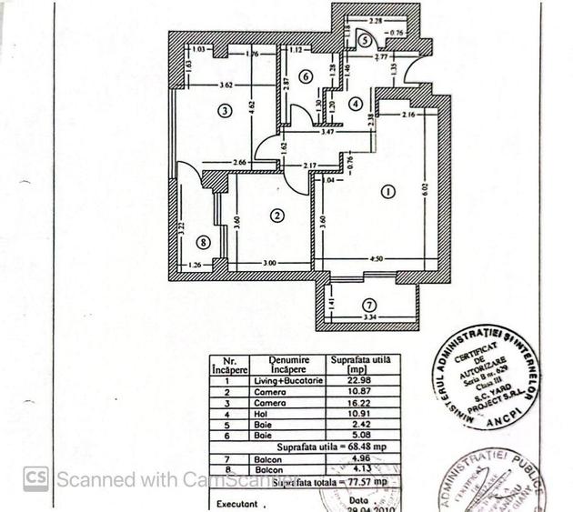 3 Camere bloc Nou 2bai Parcare Inclus Titan Evocasa Nicolae Grigorescu - 5